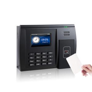 Cheap Punch Card RFID Card Reader Time and Attendance Machine with TCP/IP and USB Port for sale