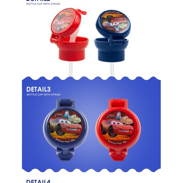 Wholesale Cartoon design child resistance cap plastic water bottle caps with straw