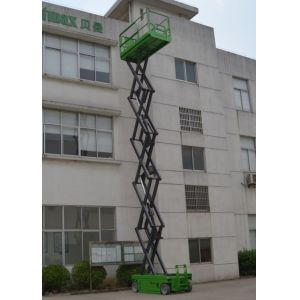 Lift capacity 320kg Self Propelled Scissor lift platform for max 12m working