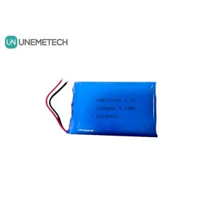 Li-Polymer Battery 3.7V 1200mAh 773045 1S LiPo Batteries for Fingerprint Scanner