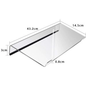 Clear Acrylic Keyboard Stand For Office or Computer Game Use or Study Use at