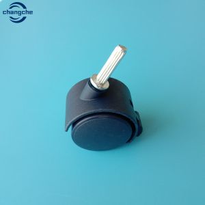 China Furniture Swivel Nylon 40mm Fixed Castors With Lock on sale