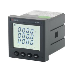 Cheap Acrel AMC72L-AV Single Phase Output Current 4-20mA With LCD Display Energy Measuring And Monitoring RS485 Communication for sale