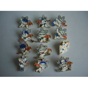 Pantone color zinc alloy lapel pin badge for 3D items