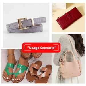 PVC Leather Faux Leather Fabric with Animal Pattern 137cm Width and Double