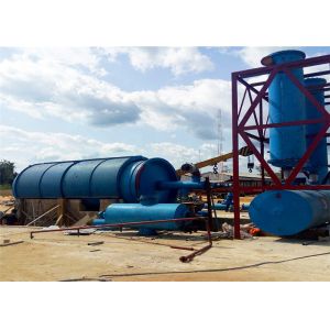 30T~50T Fully Continuous Waste Plastic Scrap Tyre Oil Distillation Pyrolysis