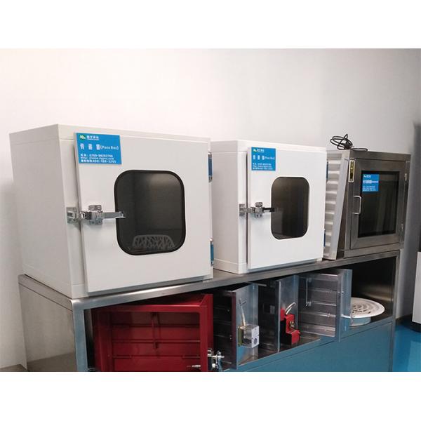 Mechanical Interlock Cleanroom Pass Box Powder Coated Cold Rolled Steel Material