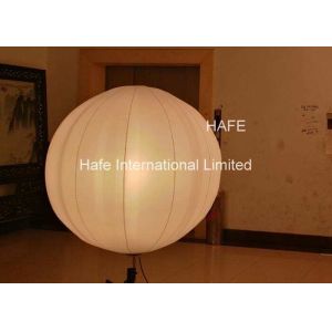 1.6 M Inflatable Lighting Decoration , Led Inflatable Balls 2x650W Tungsten Lamp