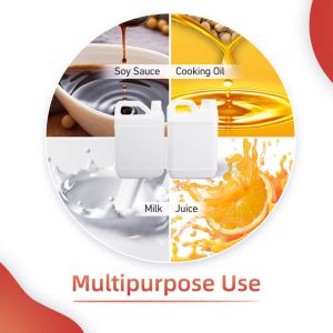 Custom Plastic Cooking Oil Bottle With Handle 1600ml 2000ml 4300ml 5000ml 6000ml