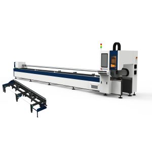 Automatic Obstacle Avoidance Tube Laser Cutting Machine Horizontally Mounted Lathe Semi Automatic