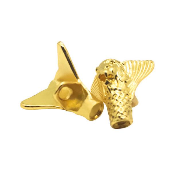 Customized Zinc Alloy Professional Precision Crafts Die Casting Gold Color