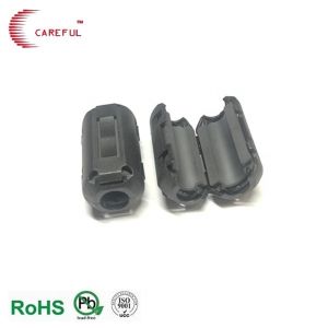 Black,Grey And White Color Rohs ISO9001 Two Pieces EMI Ferrite Clamp Core For
