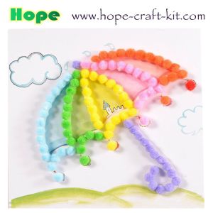 Assorted color & sizes soft shinning glittering Pom pom ball beads for hobbies