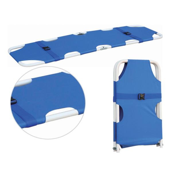 Emergency-Ready Foldable Stretcher Spray-Coated Steel Frame Oxford Fabric For