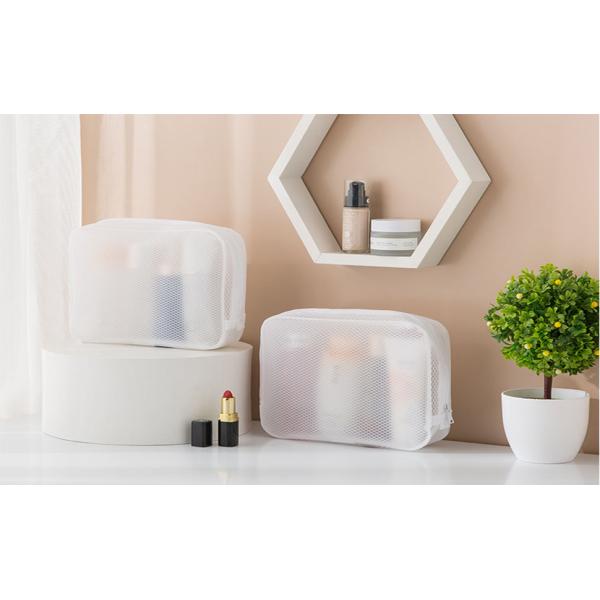 Small Clear PVC Waterproof Bag with Zipper Closure, Mini Portable Transparent Plastic Organizer Pouch for Cosmetic, Make