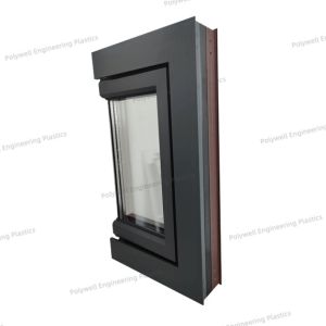 Alloy Frame Aluminum Sliding Windows Profile Thermal Break Vertical Waterproof