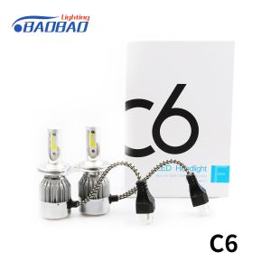 C6 30W 3600Lumen COB Car LED headlight