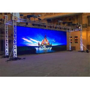 Full Color Led Backdrop Screen Rental P3.91 Square Led Display With Aluminum