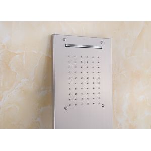 Dual Zinc Alloy Handle Waterfall Shower Tower , Easy Install Shower Panel ROVATE
