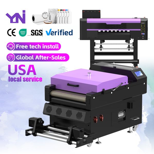 Quality Ingani New 24 Inch 60cm 63cm Double Head A1 Pet Film 24 Dual Xp600 Commercial Dtf Printer With Shaker wholesale