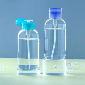 ISO9001 Certified PET Makeup Remover Bottle with Flip Cover and Customized