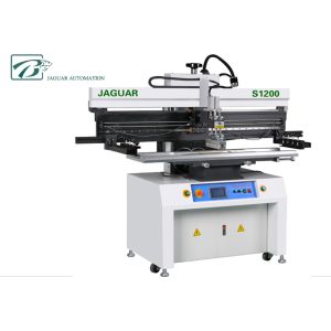 Adjustable Blade Pcb Stencil Printer For Led , Semi Auto Pcb Printing Machine
