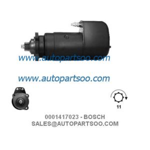 0001417030 - BOSCH Starter Motor 24V 6.6KW 11T MOTORES DE ARRANQUE