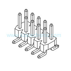 Quality Double row surface mount 2.0mm pitch pin connector wholesale