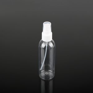 Round Transparent 100ml Atomizer Spray Bottle For Cosmetic Water