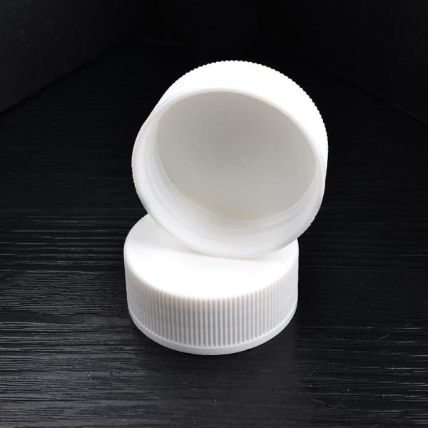 40mm Ribbed Detergent Bottle Plastic Screw Cap Customized Logo