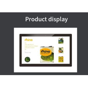 Black Android Touch Screen Tablet 1920*1080 Resolution With Full HD LCD Panel