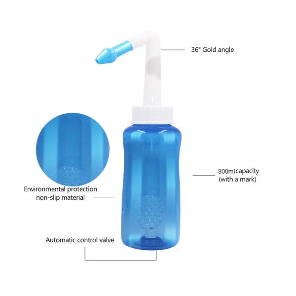 Portable Lightweight Electric Nasal Irrigator Flush ABS Material