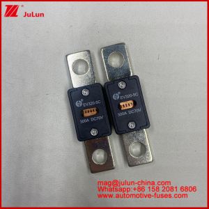 Bolt Down EV320 5X 5C Transparent window Auto China FUSE Automotive 70VDC Blade