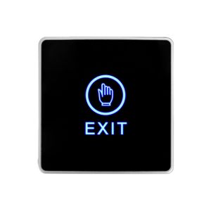 Surface Mount Touch To Exit Button Switch With LED Indicator And Backbox