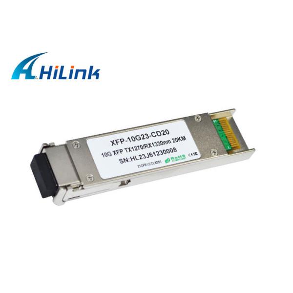 Single XFP Optical Module Transceiver Gigabit Ethernet -14dBm Receiver