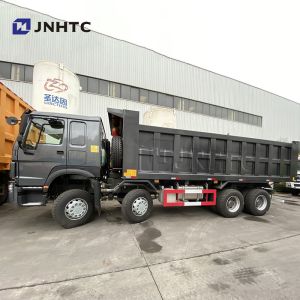 China Black Heavy Duty Dump Truck 12 Wheels 420hp Sinotruk Tipper Truck New Model on sale