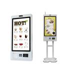WiFi / Bluetooth / Ethernet Restaurant Self Ordering Kiosk With LCD Touchscreen