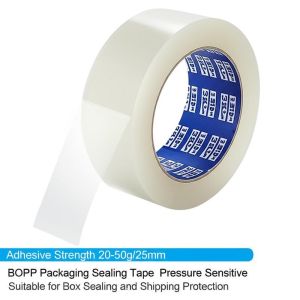 Cheap Adhesive Strength 20-50g25mm BOPP Packaging Sealing Tape Pressure Sensitive Suitable for Box Sealing and Shipping Protection for sale