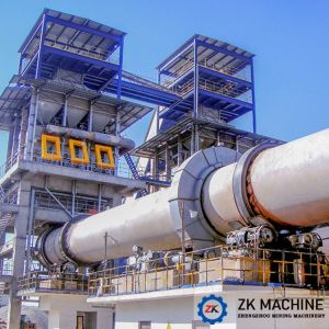 China Caco3 Horizontal 300 Ton Per Day Calcination Rotary Kiln on sale