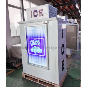 Static Cooling Bagged Ice Merchandiser N-ST Climate Type Defrorsting Glass Door