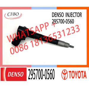 Common Rail Fuel Injector 295700-0560 23670-0E020 For Toyota Hilux 2GD-FTV