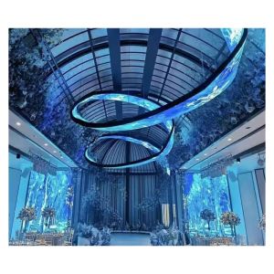 Full Color P2 Indoor Flexible LED Video Panels , Flexible Billboard LED Screen