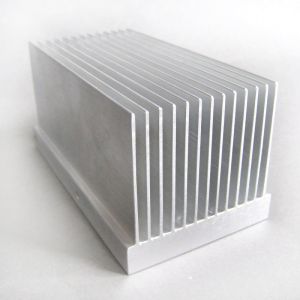 55mm Width Aa6063 Aluminium Extrusion Profiles Radiator , Extruded Aluminum