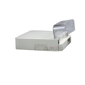 1 2 4 Core Drop Cable Mini Wall Outlet Face Plate FTTH Fiber Optic Access Terminal Box Termination With SC Adapter Pigta