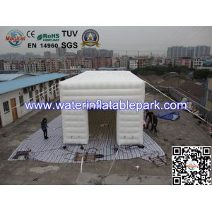 Popular Folding Giant Inflatable Cube Tent Building , Inflatable Structure