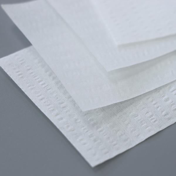 55% Polyester / 45% Wood Pulp Corrugated Pattern Dust-Free Paper for industrial