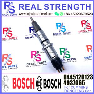 Diesel Common Rail Fuel Injector 4937065 0445120123 For CUMMINS ISBe Engine