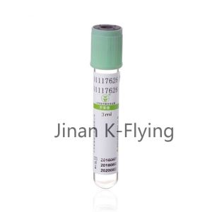 Single Use Lithium / Sodium Heparin Blood Tube 16*100mm