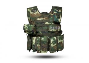Cheap Military Ballistic Military Tactical Vest , Molle Jungle Camo Bullet Resistant Vest for sale