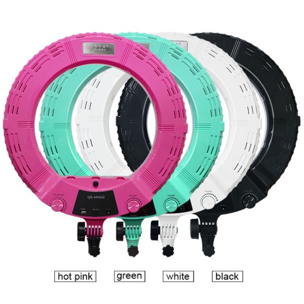 18'' 45cm Dimmable Led Photo Video Ring Light Rechargeable Battery Operated Ring Lamp For Makeup Factory Direct